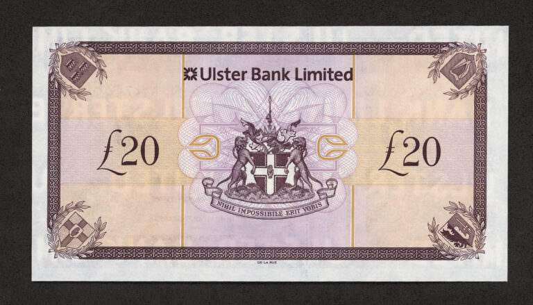 NORTHERN IRELAND 20 Pounds 2012 Pick # 342b Ulster Bank Ltd. - UNC *Kuzey Irlanda - Görsel 2