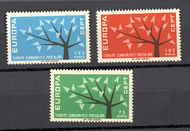 Europa CEPT Turkey 1962 Mint **MNH