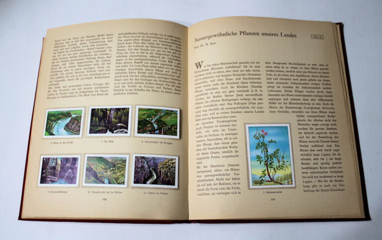 Nestlé Peter Cailler Kohler Sammelbilder Album - 150 Seiten *Vollständig (in Deutsch) - Görsel 5