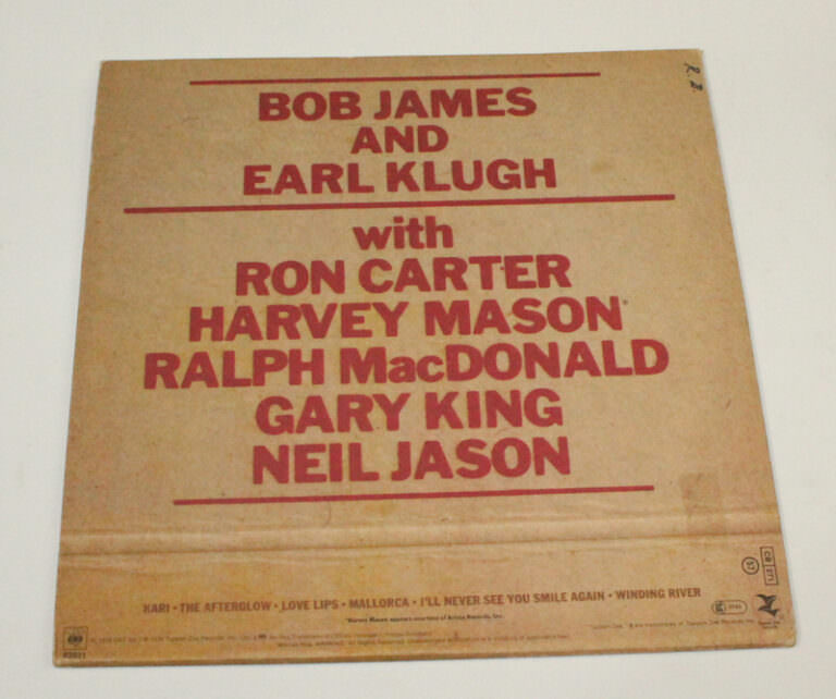 Bob James Earl Klaugh - Printed in Holland Plak 8 / Kapak 8 - Görsel 2