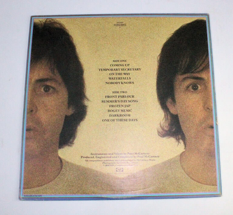 Paul Mc Cartney - II. album – Printed in Italy Plak 8 / Kapak 9 - Görsel 2