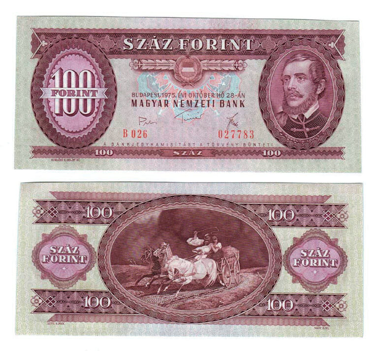 Macaristan HUNGARY 3 Banknot 1975 - UNC çil - Görsel 2
