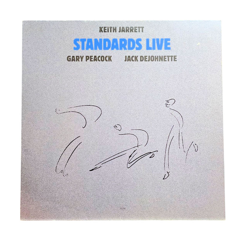 KEITH JARRETT TRIO Standarts ECM  – Printed in Germany Plak 8 / Kapak 8