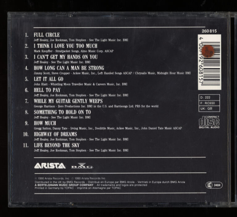JEFF HEALEY BAND Hell to pay Blues CD - Görsel 2