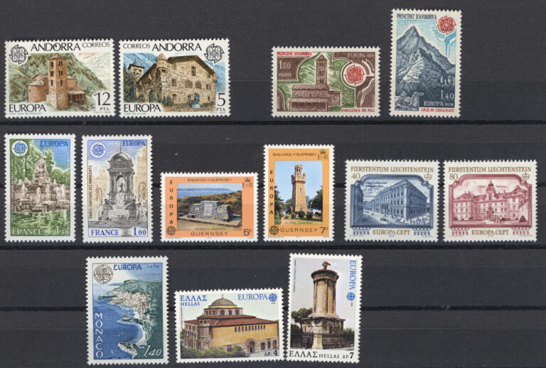 Europa CEPT Big Stamps Lot #02 Mint **MNH