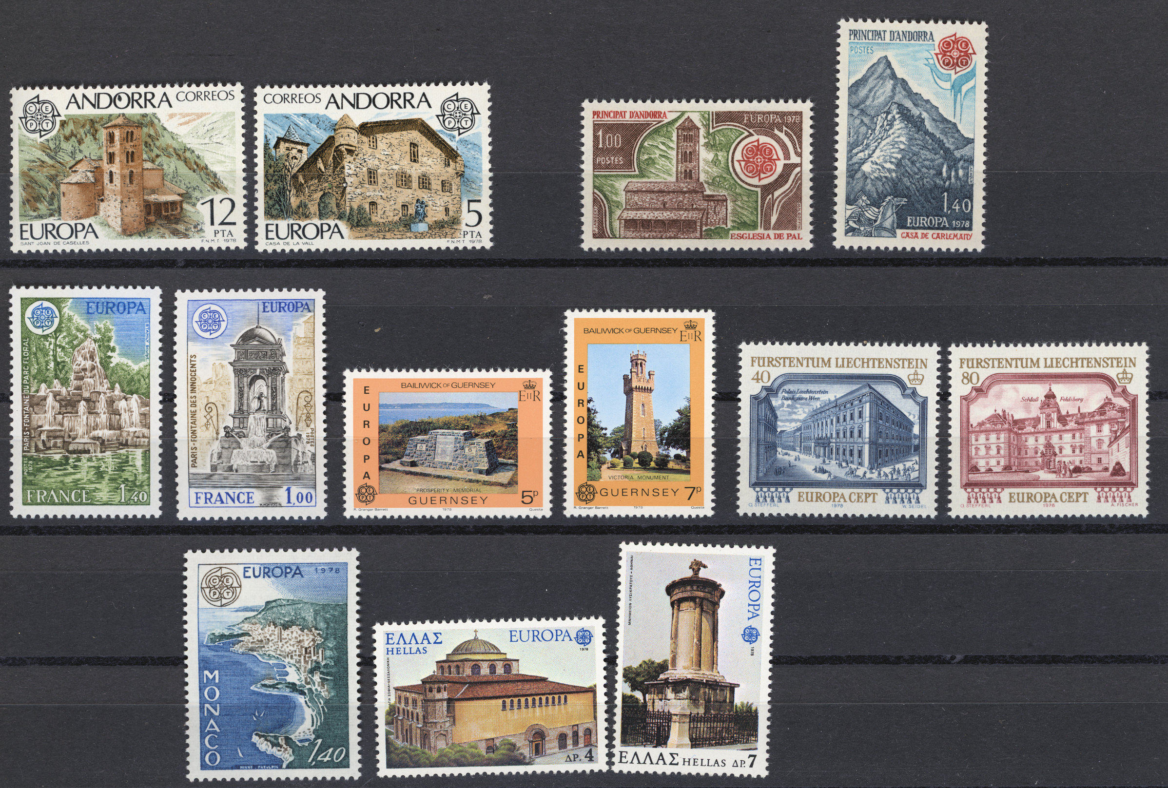Europa CEPT Big Stamps Lot #02 Mint **MNH