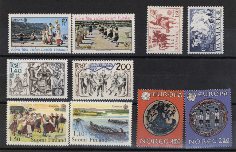 Europa CEPT Big Stamps Lot #03 Mint **MNH - Görsel 3