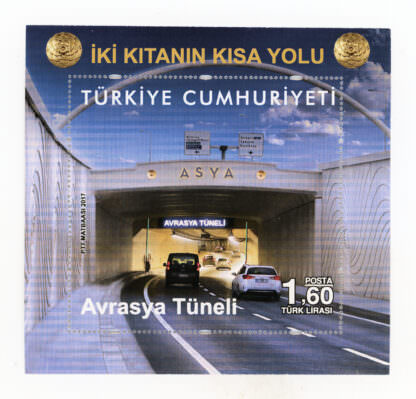 Avrasya tüneli Block **MNH Mint