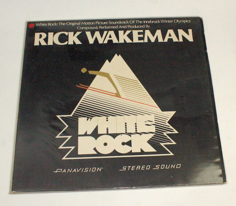 RICK WAKEMAN White rock - Printed in Germany Plak 9 / Kapak 9 *SATILDI - OUT OF STOCK
