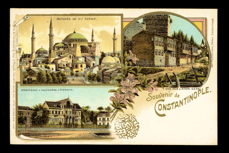 St. Sophie Therapia  Litho Türkei Ottoman TURKEY un-used Postcard