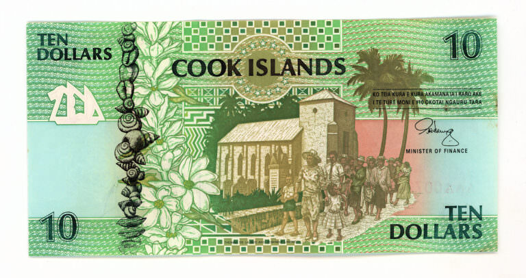 COOK ISLAND 10 Dollars 1992 Pick # 8 UNC - Görsel 2