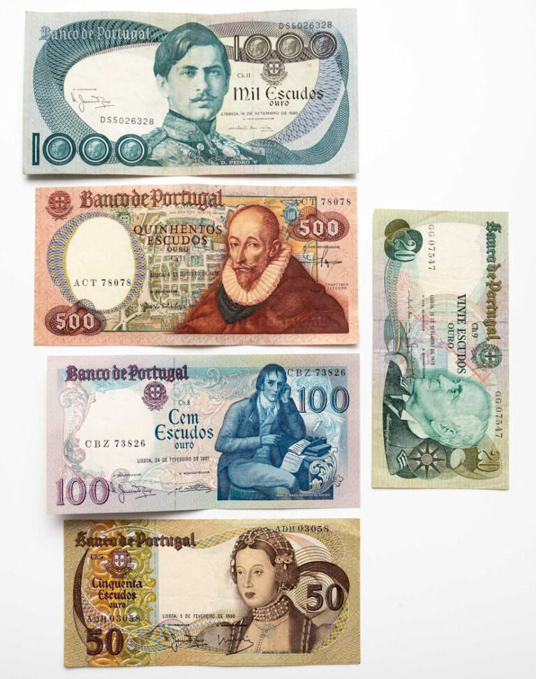 PORTEKIZ Portugal çoktemiz 5 adet banknot *SATILDI-OUT OF STOCK