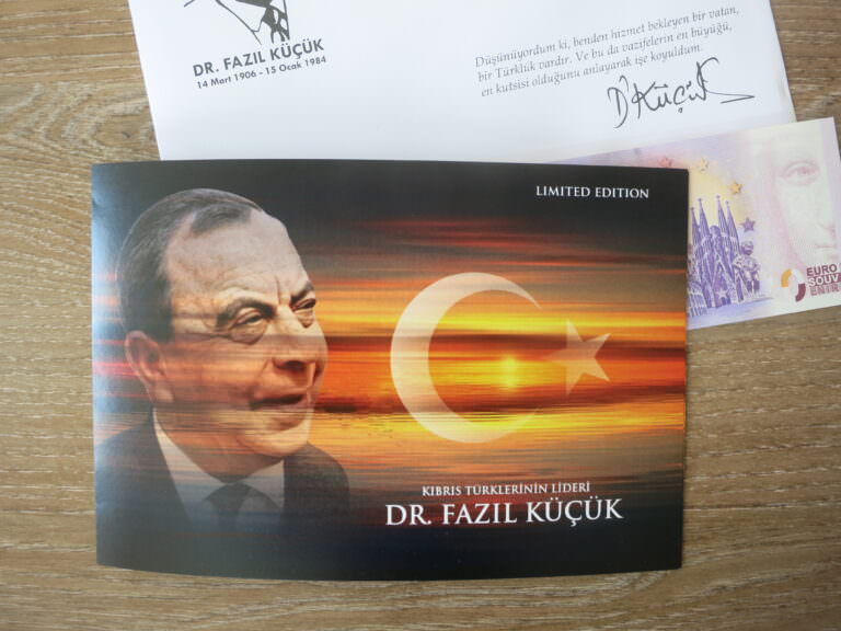 z-FAZIL KÜCÜK KIBRIS 0.- EURO Fantazi banknot *çil