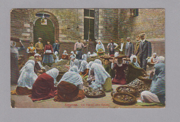 Smyrne Izmir Incir islenmesi Ottoman TURKEY Türkei un- used Postcard