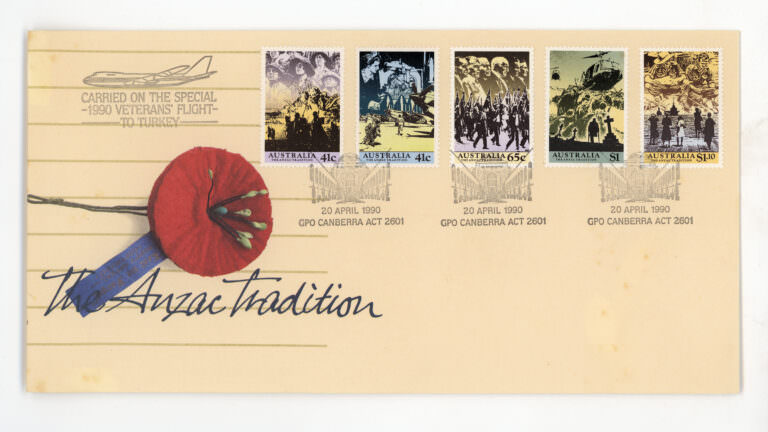 AUSTRALIA Anzacs Tradition 1990 Veterans Flight to TURKEY *Postal Cover