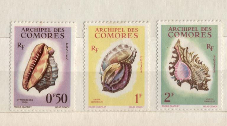COMORES Kabuklular Serisi Mint **MNH