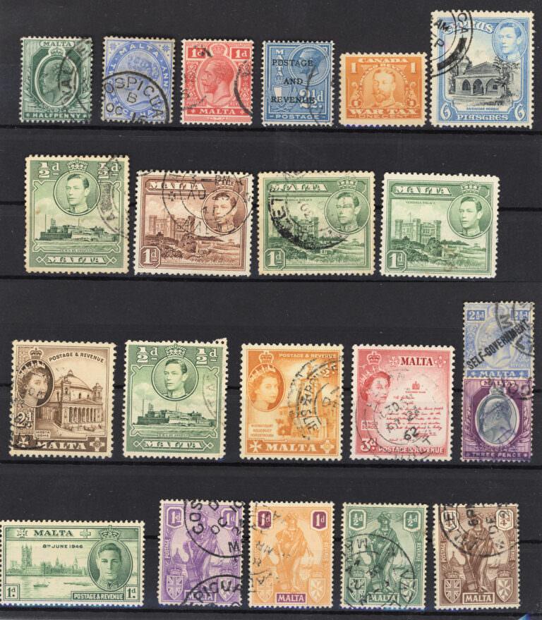 MALTA old stamps lot