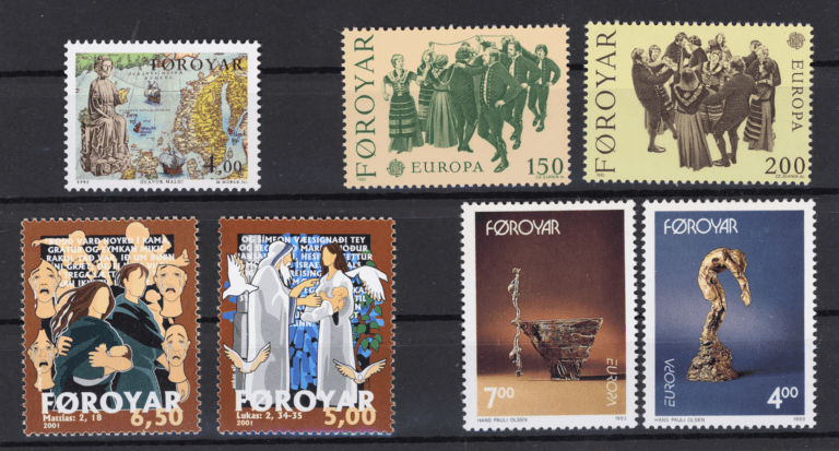 FAEROE ISLANDS Big Lot **MNH SATILDI - OUT OF STOCK SATILDI - OUT OF STOCK SATILDI - OUT OF STOCK - Görsel 8