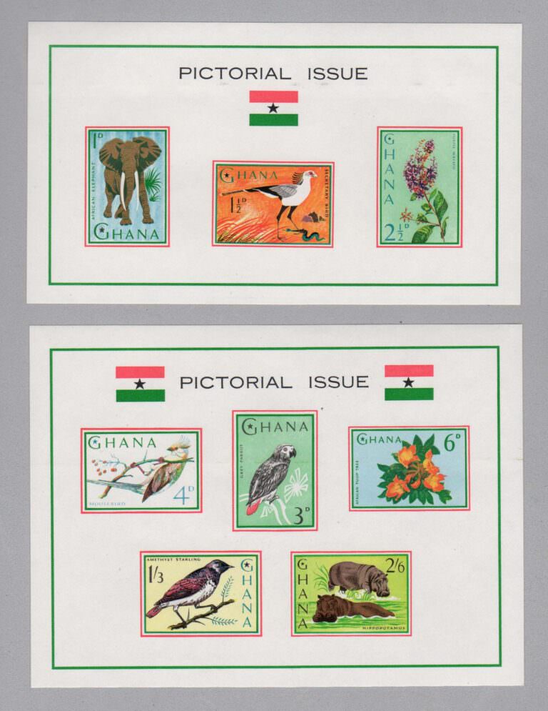 GHANA Pictorial Issue 2 Blocks Mint **MNH (RARE!!) SATILDI - OUT OF STOCK SATILDI - OUT OF STOCK SATILDI - OUT OF STOCK