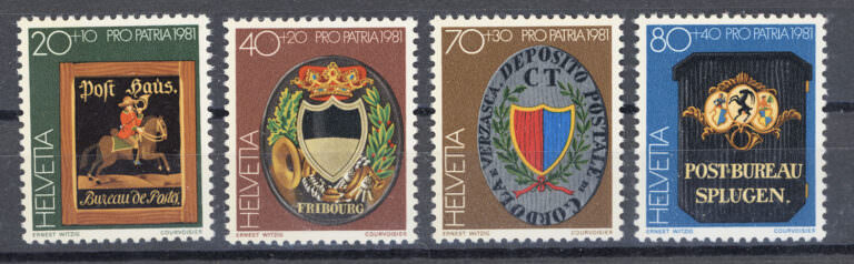 SWITZERLAND Isviçre Pro Patria 1981 Mint **MNH