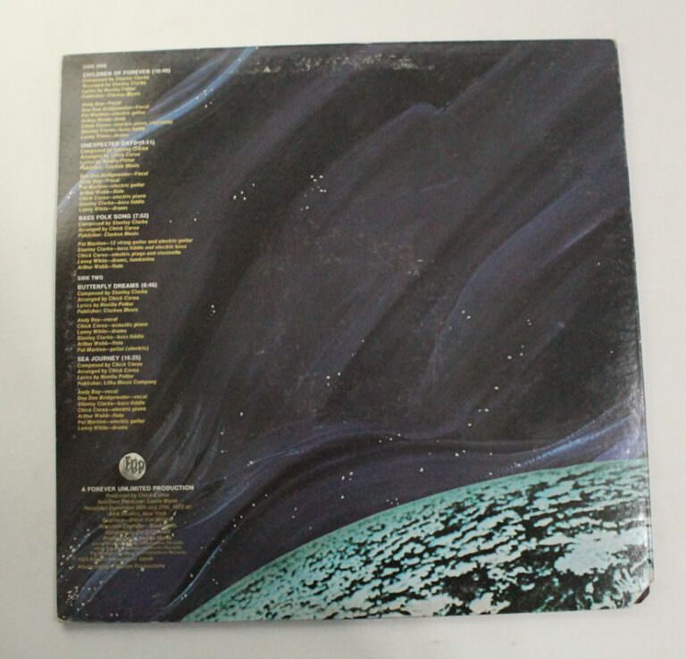 STANLEY CLARKE Childern of Forever Printed in Germany Plak 7 / Kapak 7 - Görsel 2