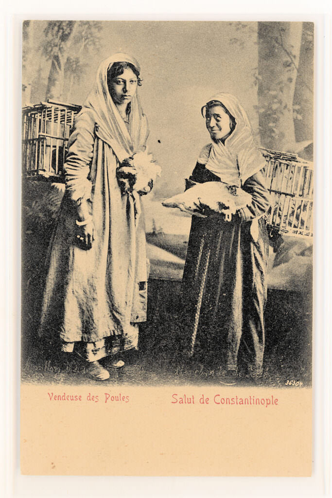 TAVUK SATICILARI Constantinople Istanbul  Un-Used POSTCARD Ottoman TURKEY