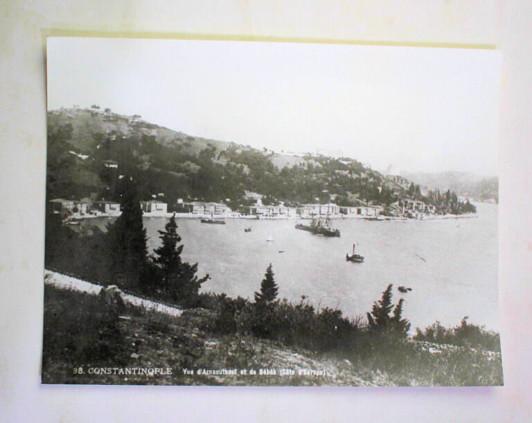 TURKEY Constantinople Arnavutköy BEBEK Photo 18x24 cm.