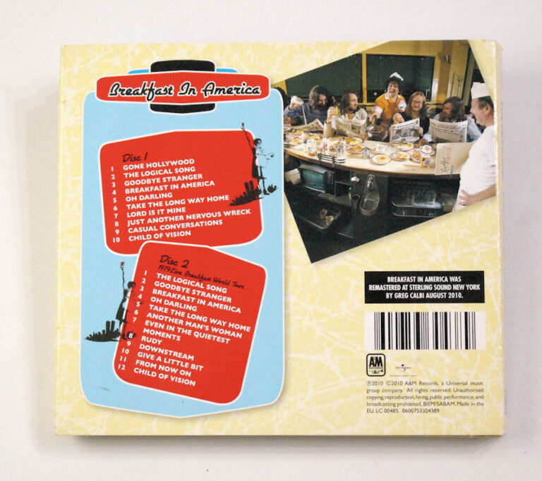 SUPERTRAMP Breakfast in America Double CD (çok iyi kondisyonda) SATILDI – OUT OF STOCK SATILDI – OUT OF STOCK SATILDI – OUT OF STOCK - Görsel 2