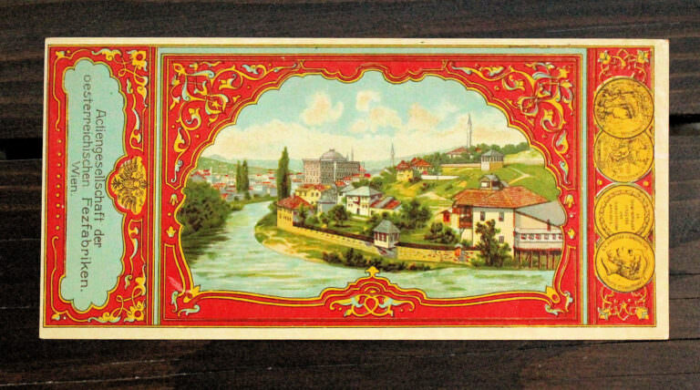 Osmanlı Fes Etiketleri 1900`lerden #12
