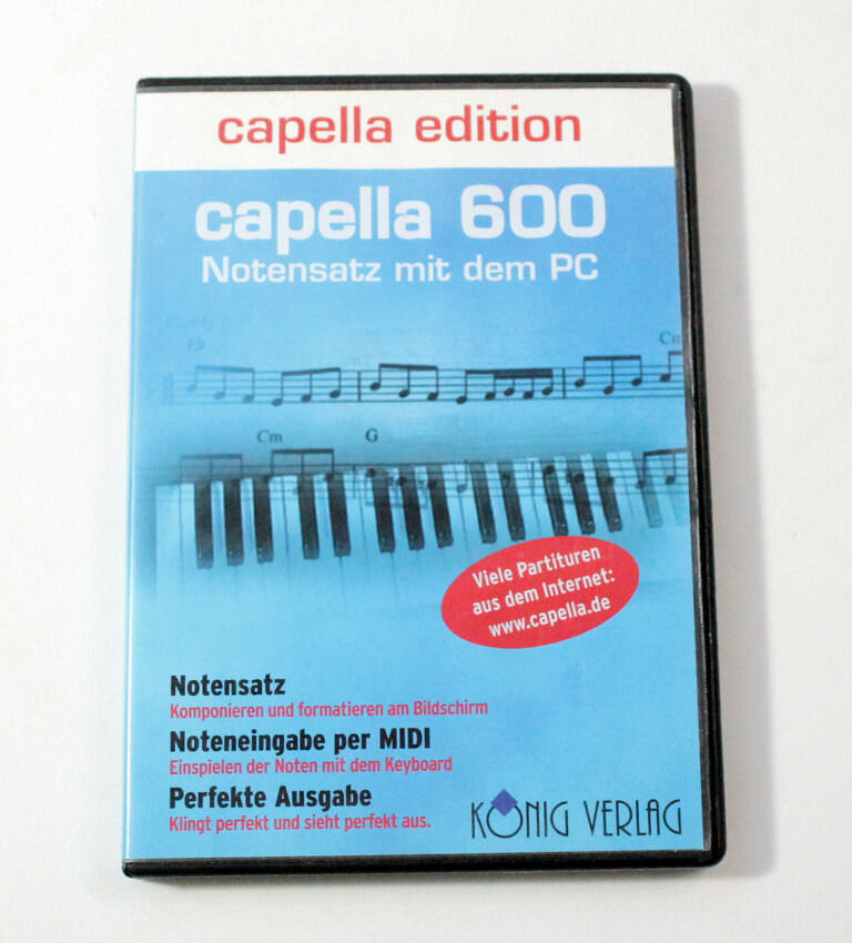 CAPELLA 600 Nota yazma programi PC için