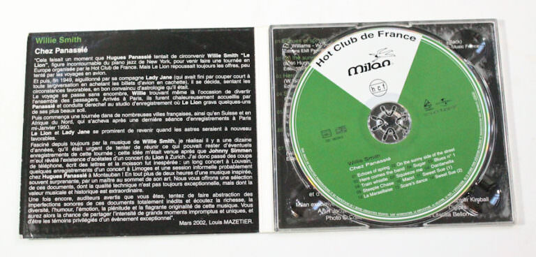 Willie Smith Chez Panassié CD - Görsel 2