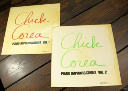 CHICK COREA Improvisations 1 & 2 ECM  – Printed in Germany *Kapak 7 – Plak 8