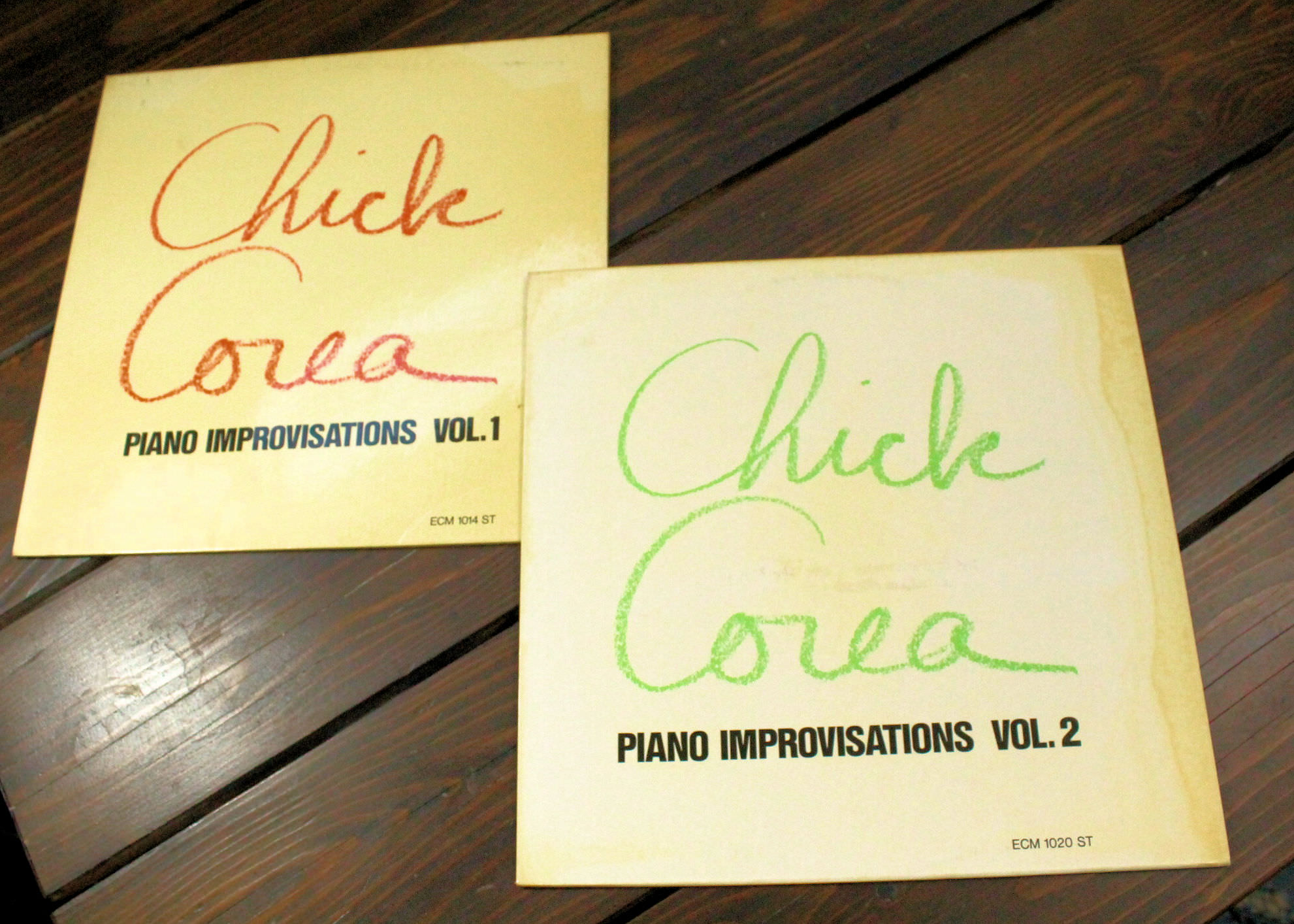 CHICK COREA Improvisations 1 & 2 ECM  – Printed in Germany *Kapak 7 – Plak 8