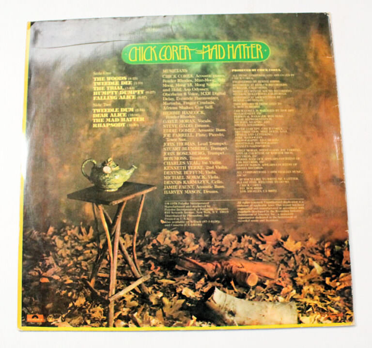 CHICK COREA Mad hatter   – Printed in Turkey *Kapak 6 – Plak 6 *SATILDI - OUT OF STOCK - Görsel 3