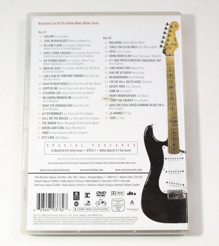 ERIC CLAPTON Crossroads Guitar Festival - 2 DVDs - Görsel 2