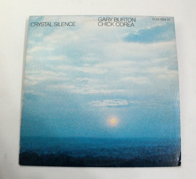 GARY BURTON & CHICK COREA crystal silence ECM *Made in Germany Plak 7 / Kapak 7