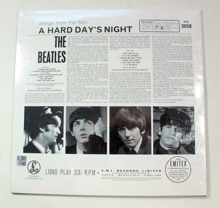 BEATLES a hard days night – Made in E.U. *yenibaskı açılmamış kapalı jelatininde yeni. SATILDI - OUT OF STOCK - Görsel 3
