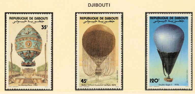 Cibuti Djibouti Balon temalı Aviatik **MNH