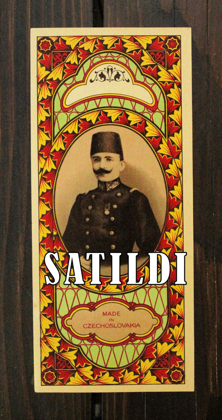 Osmanlı Fes Etiketleri 1900`lerden *Enver Pasa