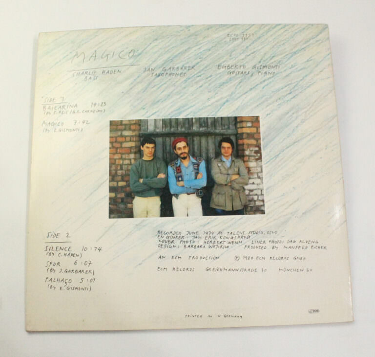 CHARLIE HADEN - JAN GARBAREK - EGBERTO GISMONTI *Magico ECM  - Printed in Germany Kapak 8 – Plak 8 *SATILDI - OUT OF STOCK - Görsel 3