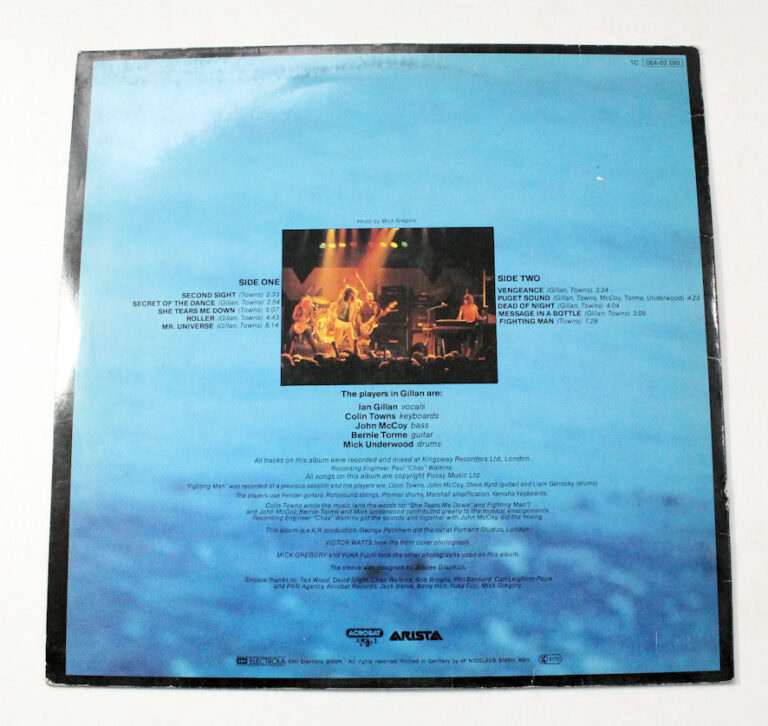 IAN GILLAN Mr. Universe (Deep Purple Lead Singer) – Printed in Germany *Kapak 7 – Plak 7 - Görsel 3
