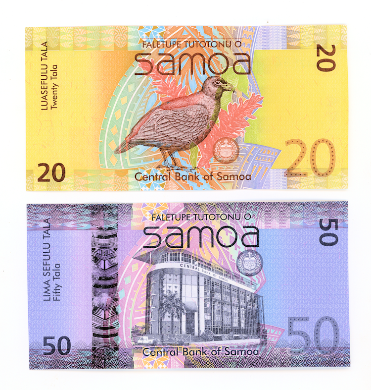 SAMOA 20  + 50 Tala 2012 - UNC