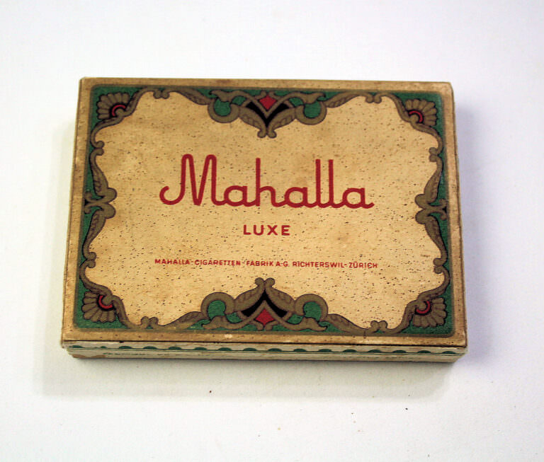 MAHALLA Luxe Tabak ORIENT aus Karton - 9,5x7x1,8 cm.