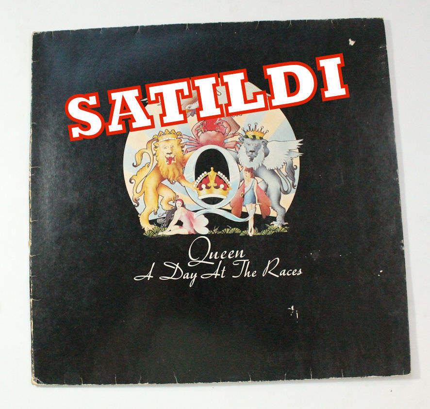 QUEEN a day at the races  – Printed in Germany *Kapak 6 – Plak 6