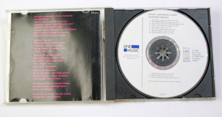 RANDY CALIFORNIA Shattered dreams Blues CD 7/7 - Görsel 2