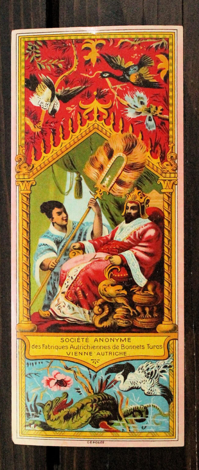 Osmanlı Fes Etiketleri 1900`lerden #22