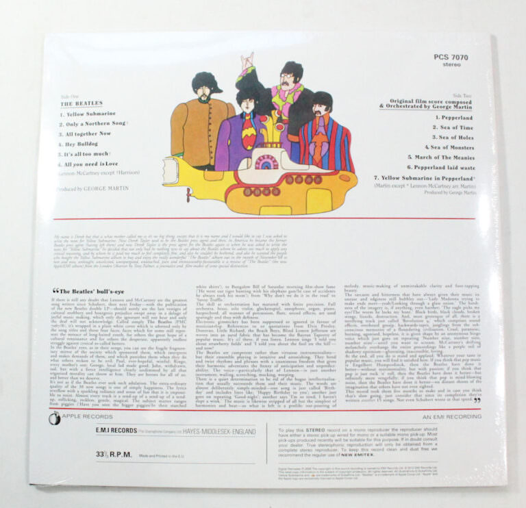 BEATLES Yellow Submarine – Made in E.U. *yenibaskı açılmamış kapalı jelatininde yeni. - Görsel 2