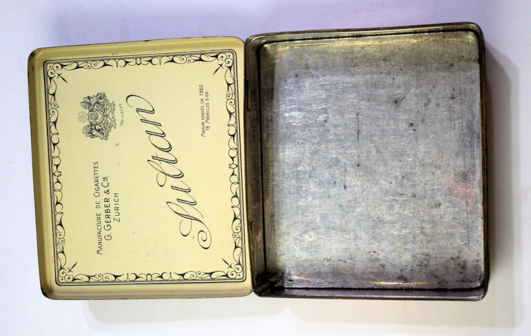 SULTAN Tabak ORIENT aus Metal Tin - 15x13x4 cm. - Görsel 4