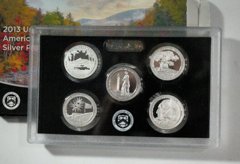 A.B.D. 2013 U.S.A. Mint Silver SET *SATILDI - OUT OF STOCK