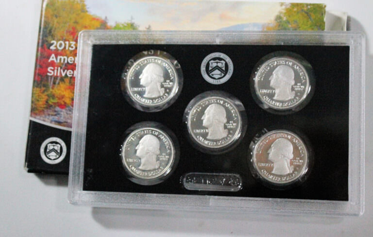 A.B.D. 2013 U.S.A. Mint Silver SET *SATILDI - OUT OF STOCK - Görsel 2